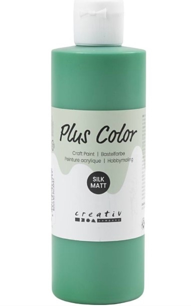 Plus Color Hobbymaling - Grøn 250ml